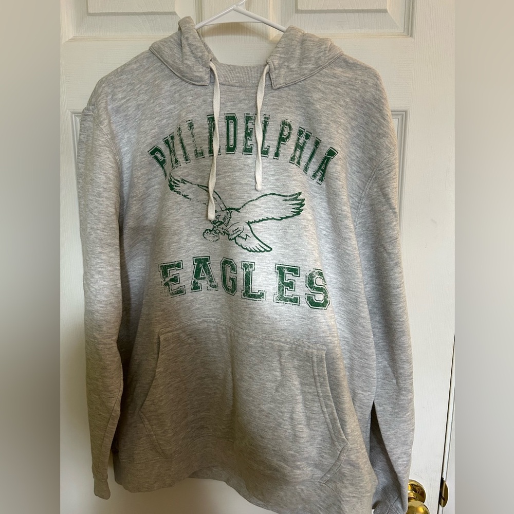 Philadelphia Eagles Gray Hoodie Sweater